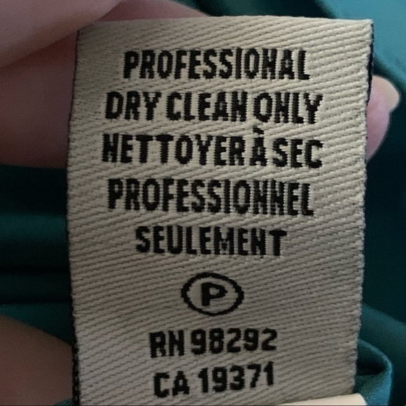 𝅺TIBI New York Turquoise Washed Silk One Shoulder Dress Size 2 - Picture 6 of 7